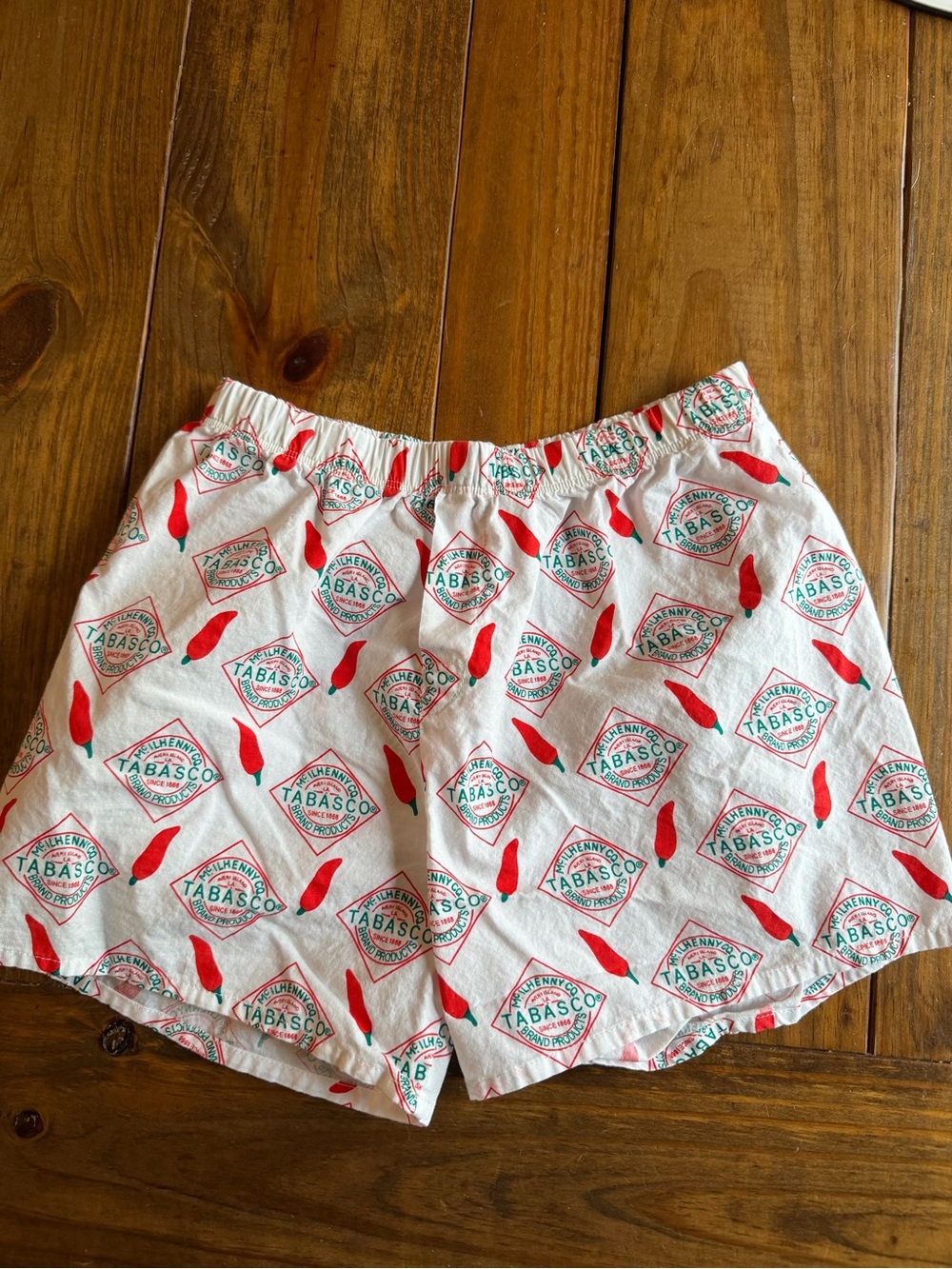 Tabasco Red & Green Chili Print Boxer Shorts 10/13